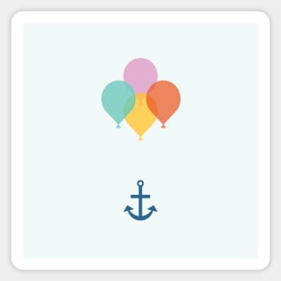Anchor Balloons Sticker